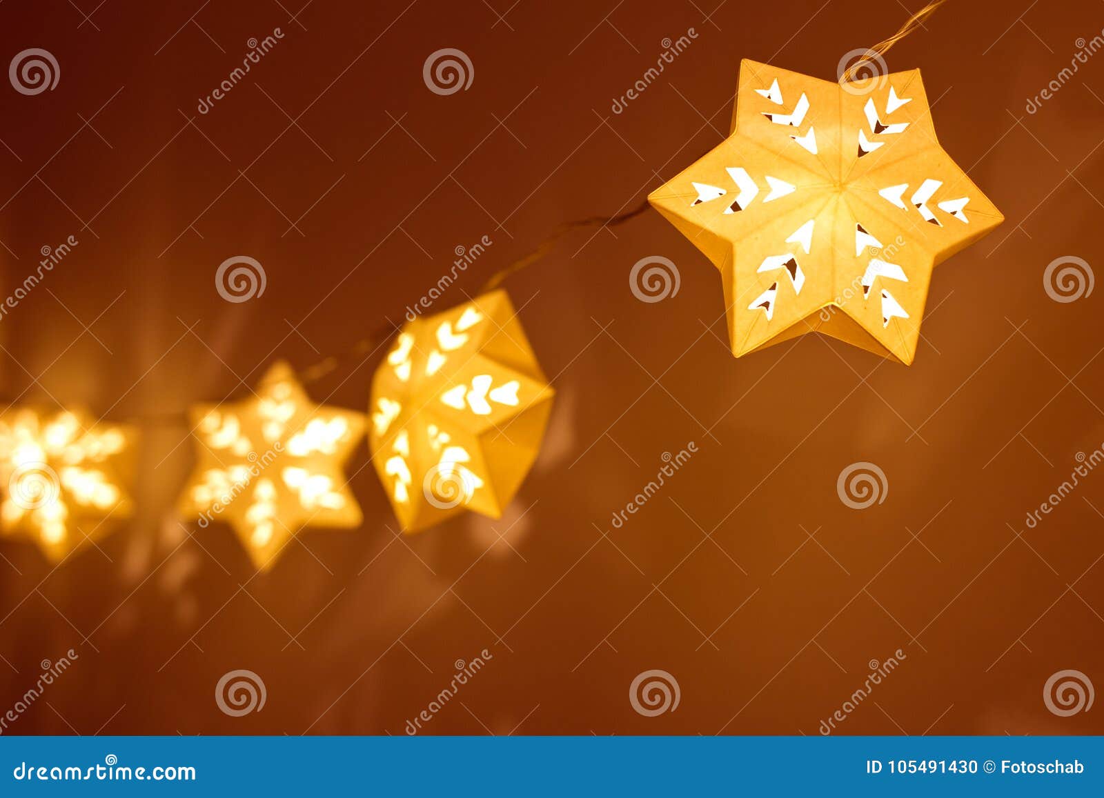 Star Shape Christmas Lights Stock Photo Image of illuminated