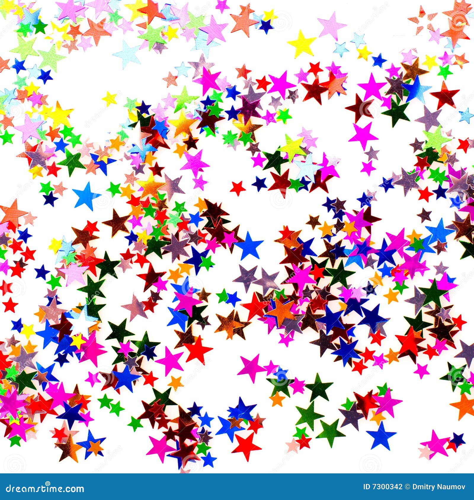 Star shaped confetti stock photo. Image of holiday, detail 7300342