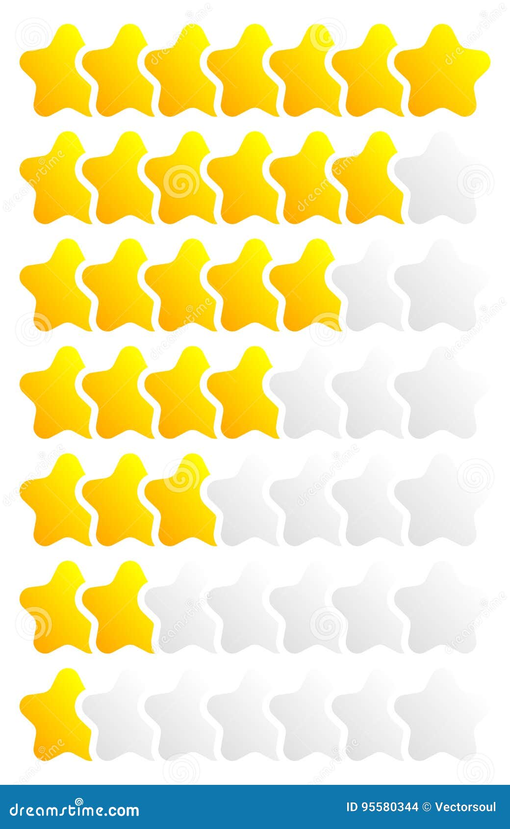 Star, Star Rating To Use As Illustrate Quality, Rating, Reward Stock Vector - Illustration of ...