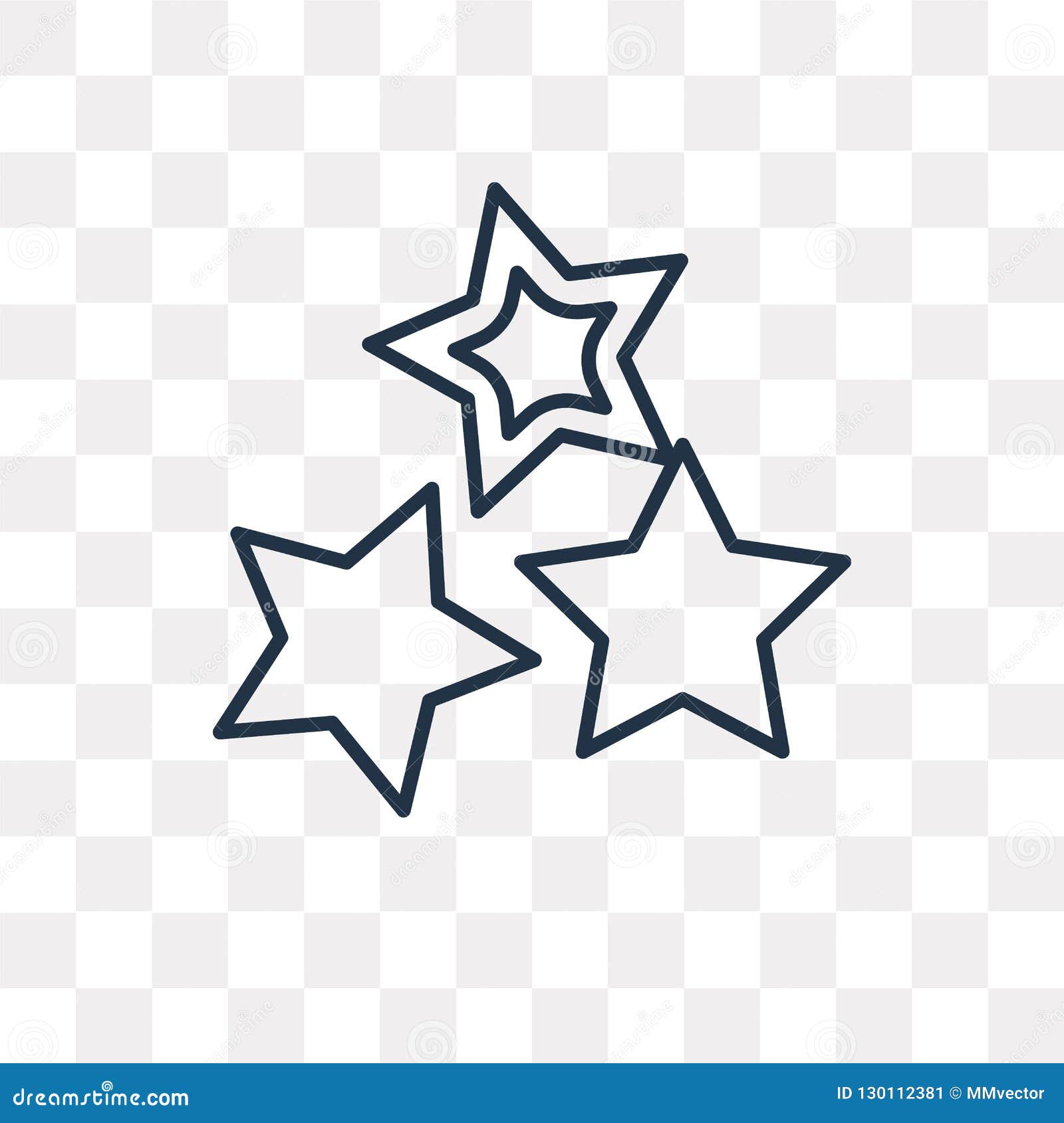 Star Vector Icon Isolated on Transparent Background, Linear Star Stock Vector - Illustration of ...