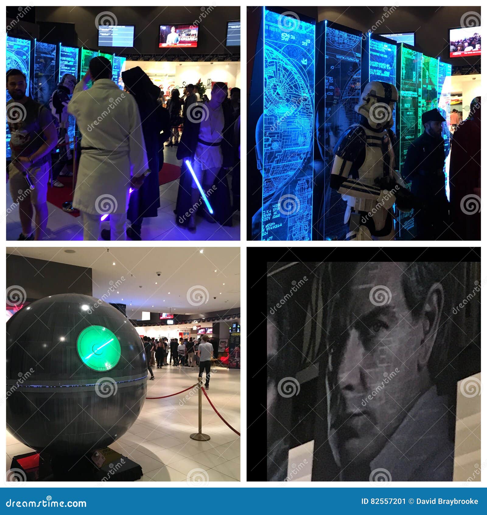 Star Wars Rogue One Premiere Midnight Screening Editorial Photo Image