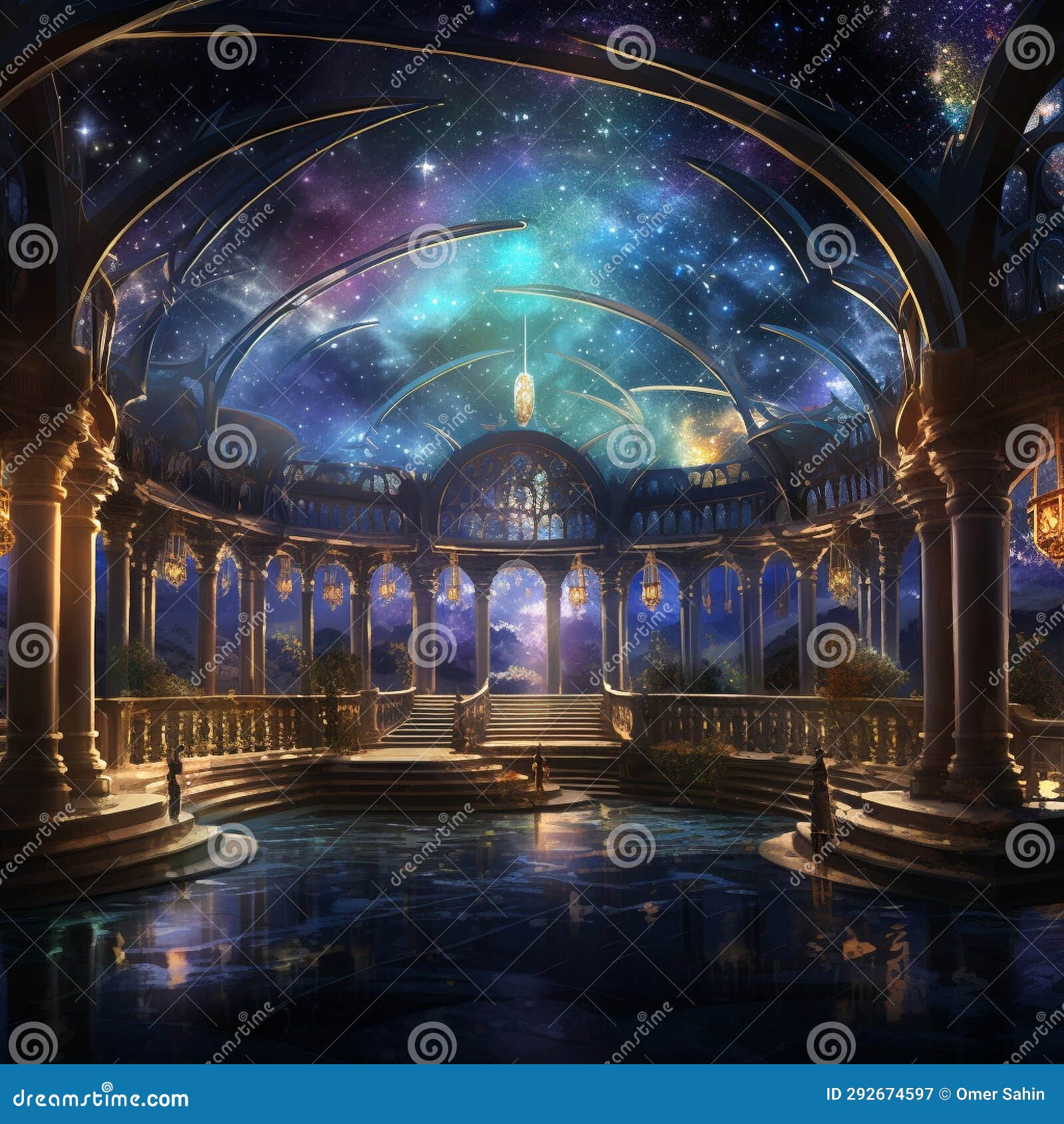 Stardust Sanctuary: Unveiling the Cosmos within Stock Image - Image of 