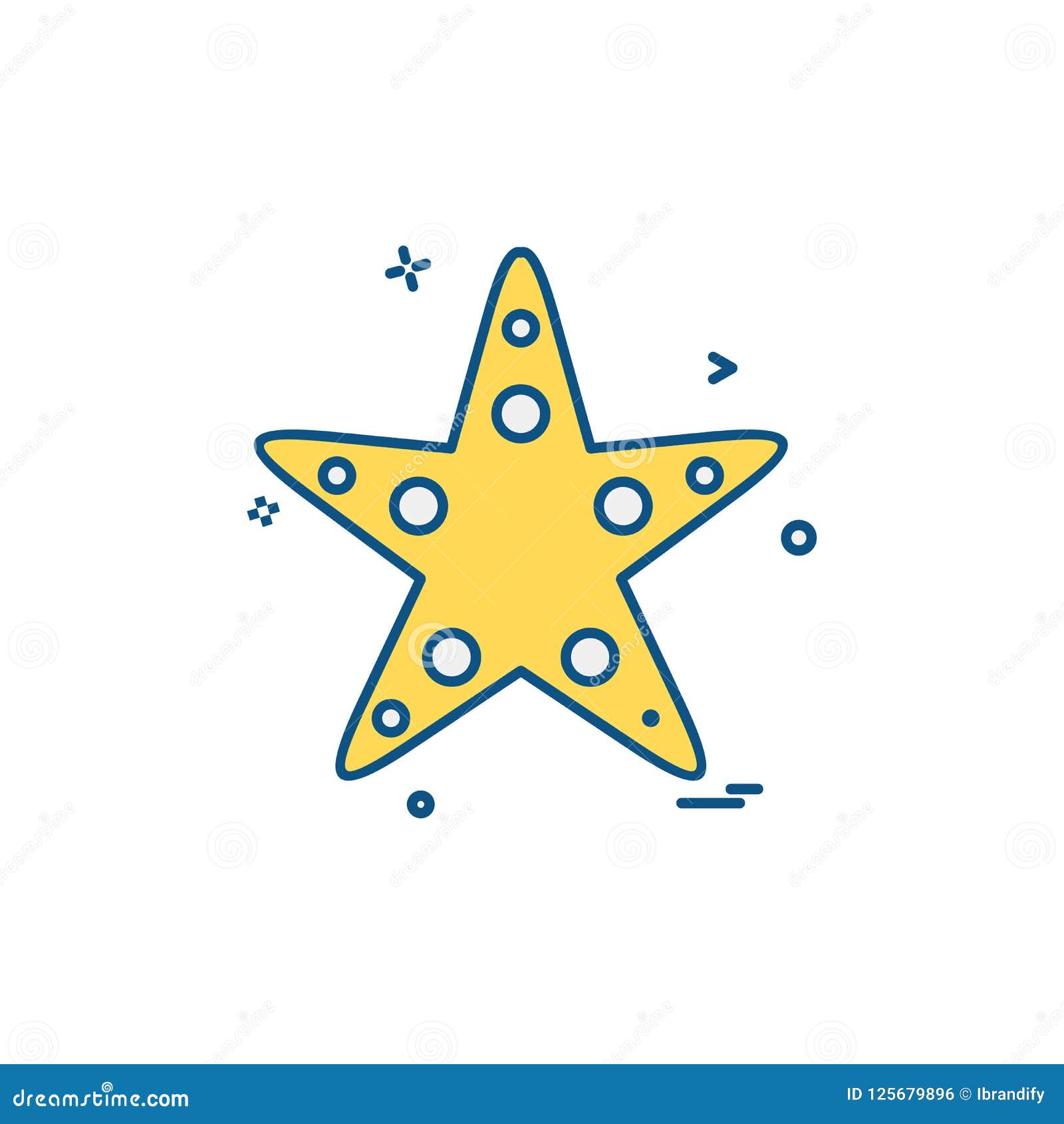 Download Starfish Icon Design Vector Stock Vector - Illustration of ...