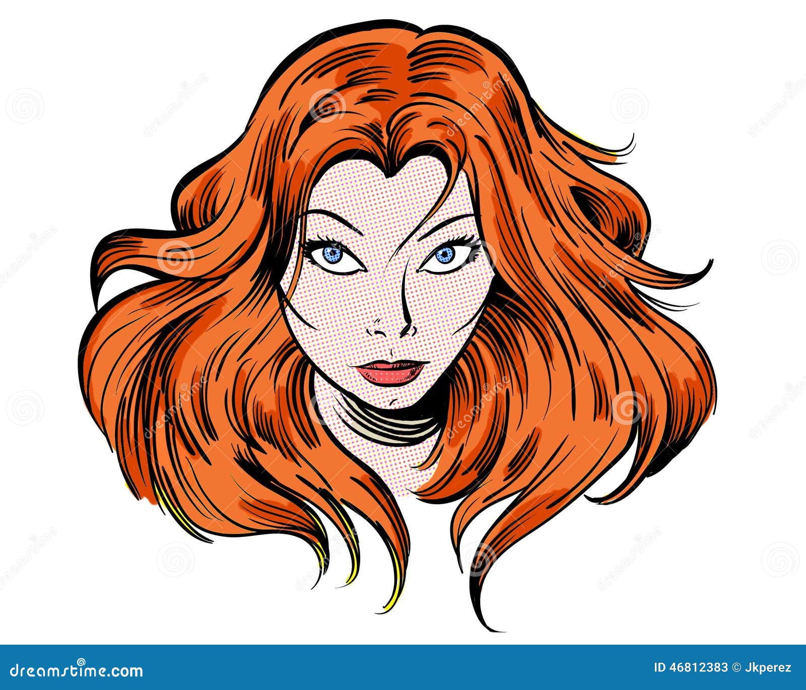 Red headed cartoon characters female
