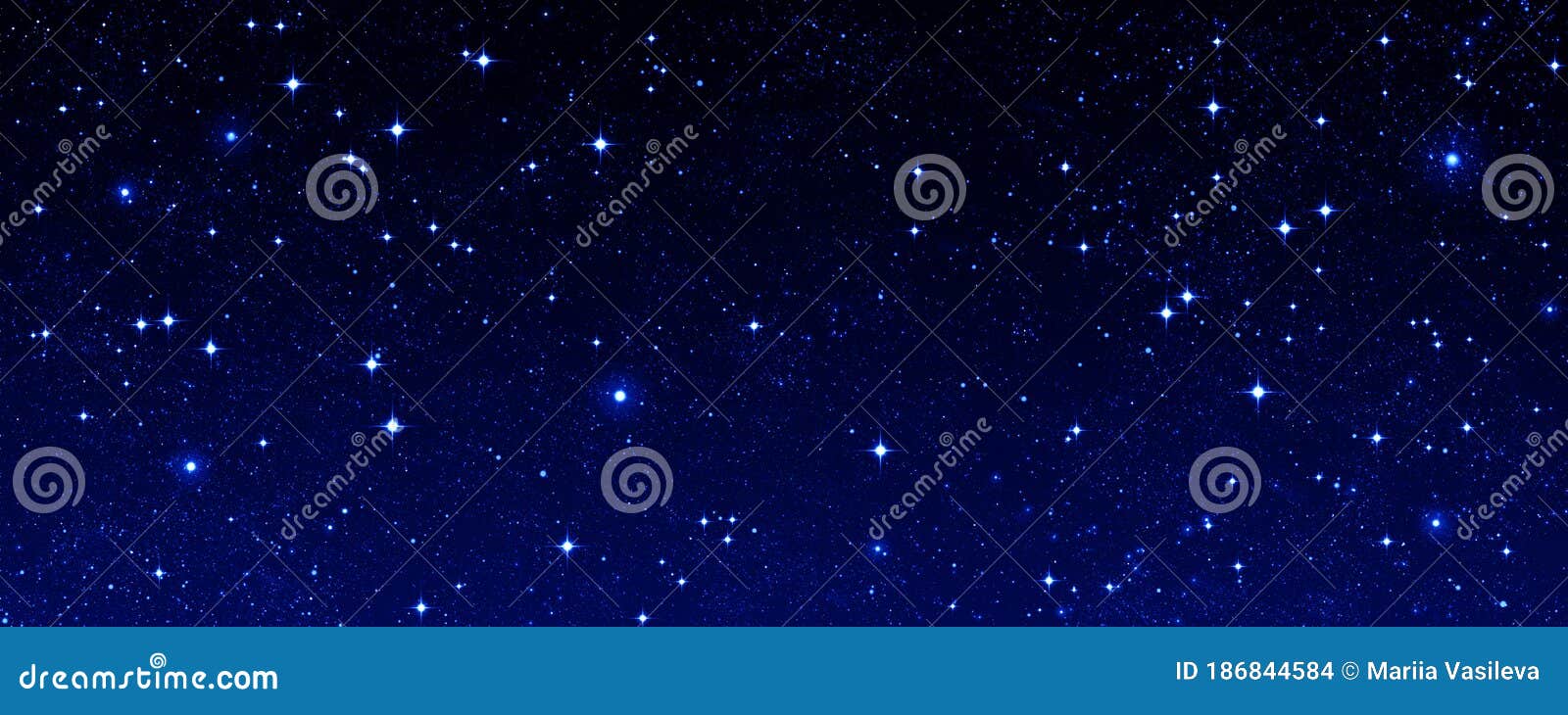 starlight in the blue sky, starry sky, cluster of stars , outer space, space, star scattering, science, astronomy,, blue, black,