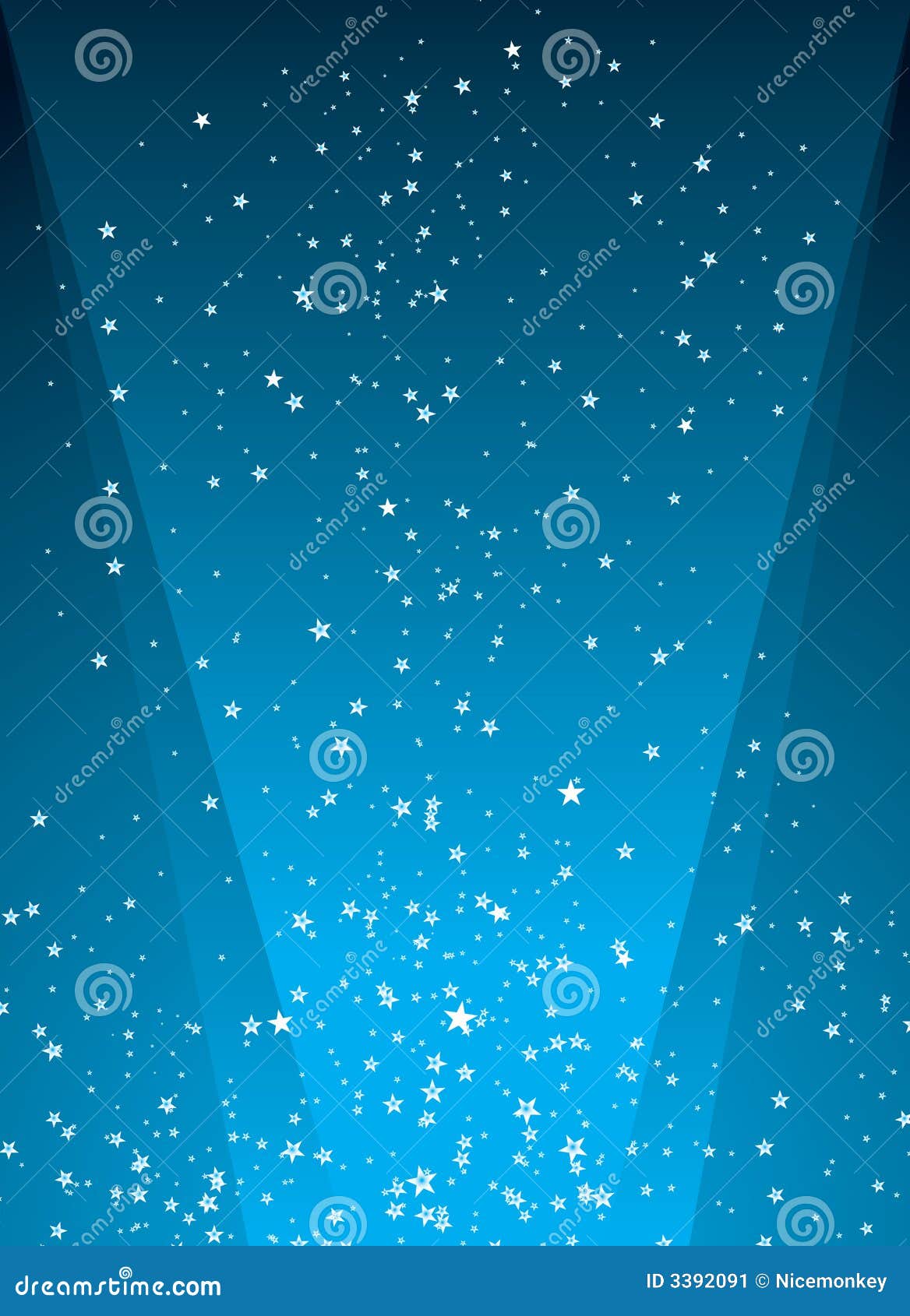 Starry night stock vector. Illustration of gradient, holiday - 3392091