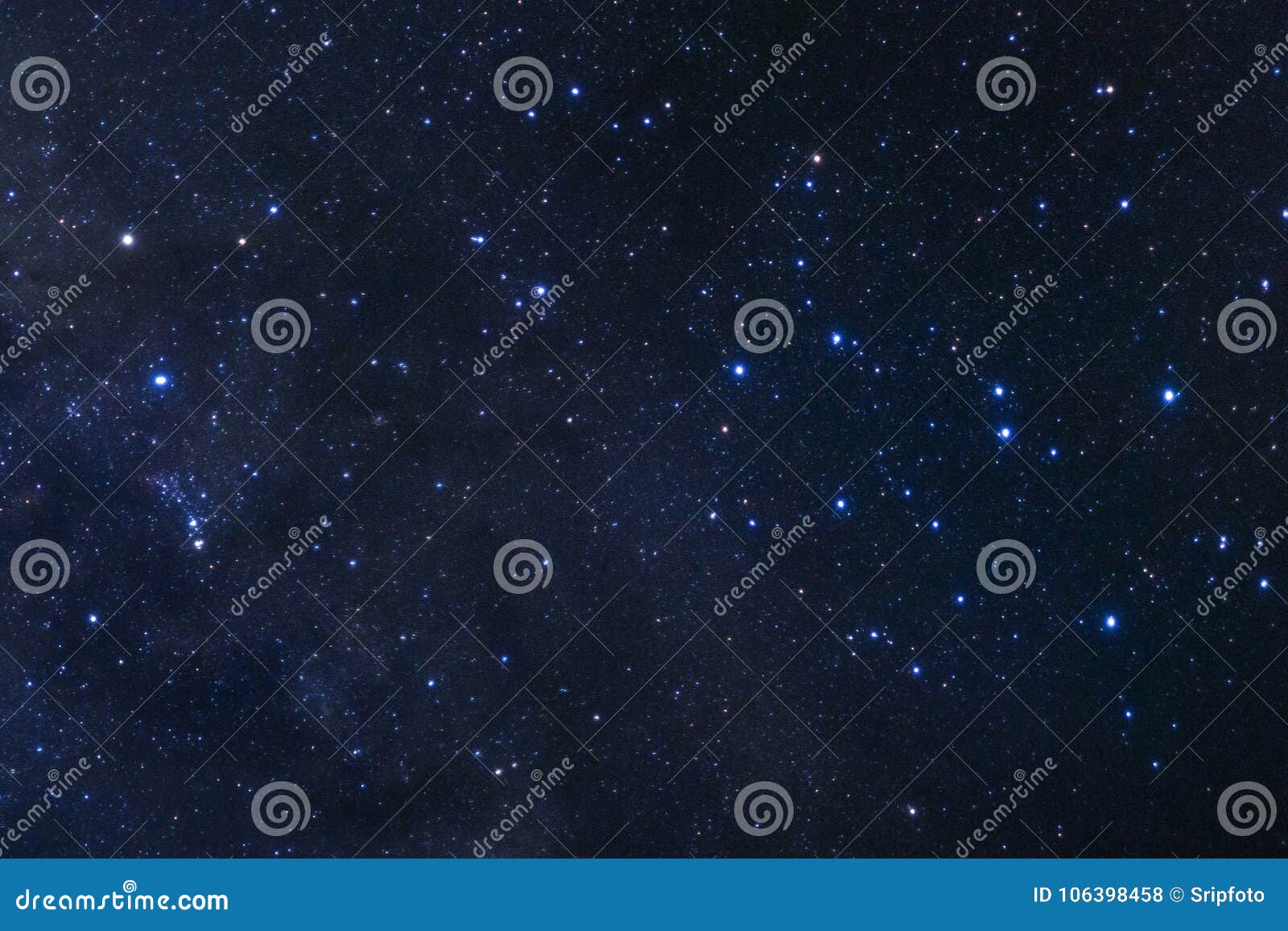 starry night sky, milky way galaxy with stars and space dust in