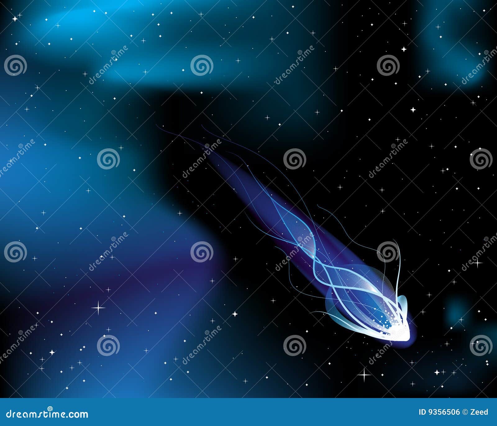 Stars stock vector. Illustration of light, night, digital - 9356506