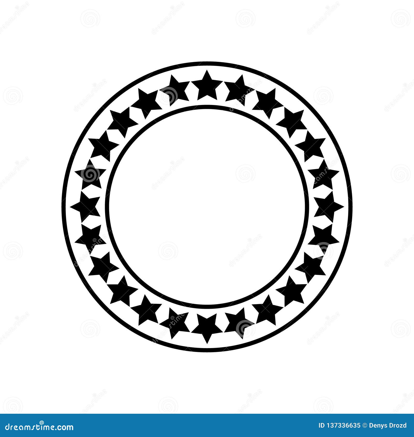 Circle Of Stars SVG