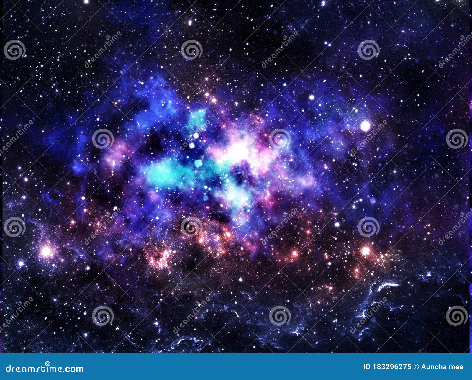Stars of a Planet and Galaxy on Dark Background. Design Style . Stock Image  - Image of earth, detail: 183296275