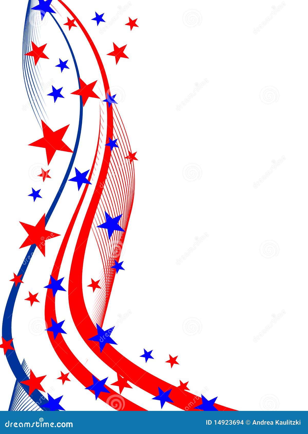 Stars and stripes stock illustration. Illustration of fourth