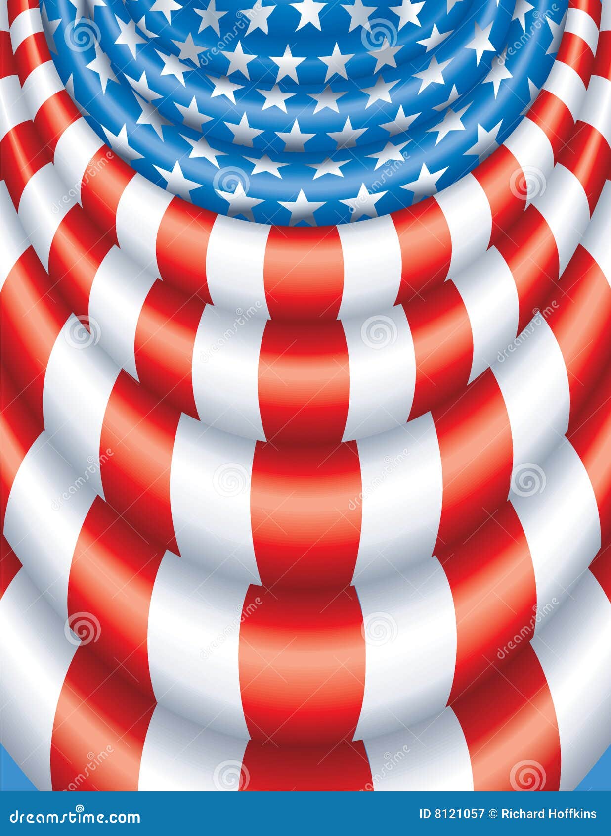 Stars and Stripes stock illustration. Illustration of dimensional - 8121057