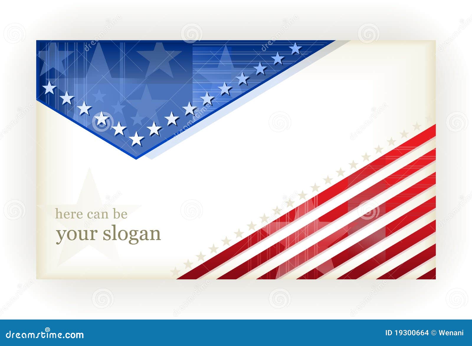 Stars And Stripes, Background, Business, Gift Card Stock