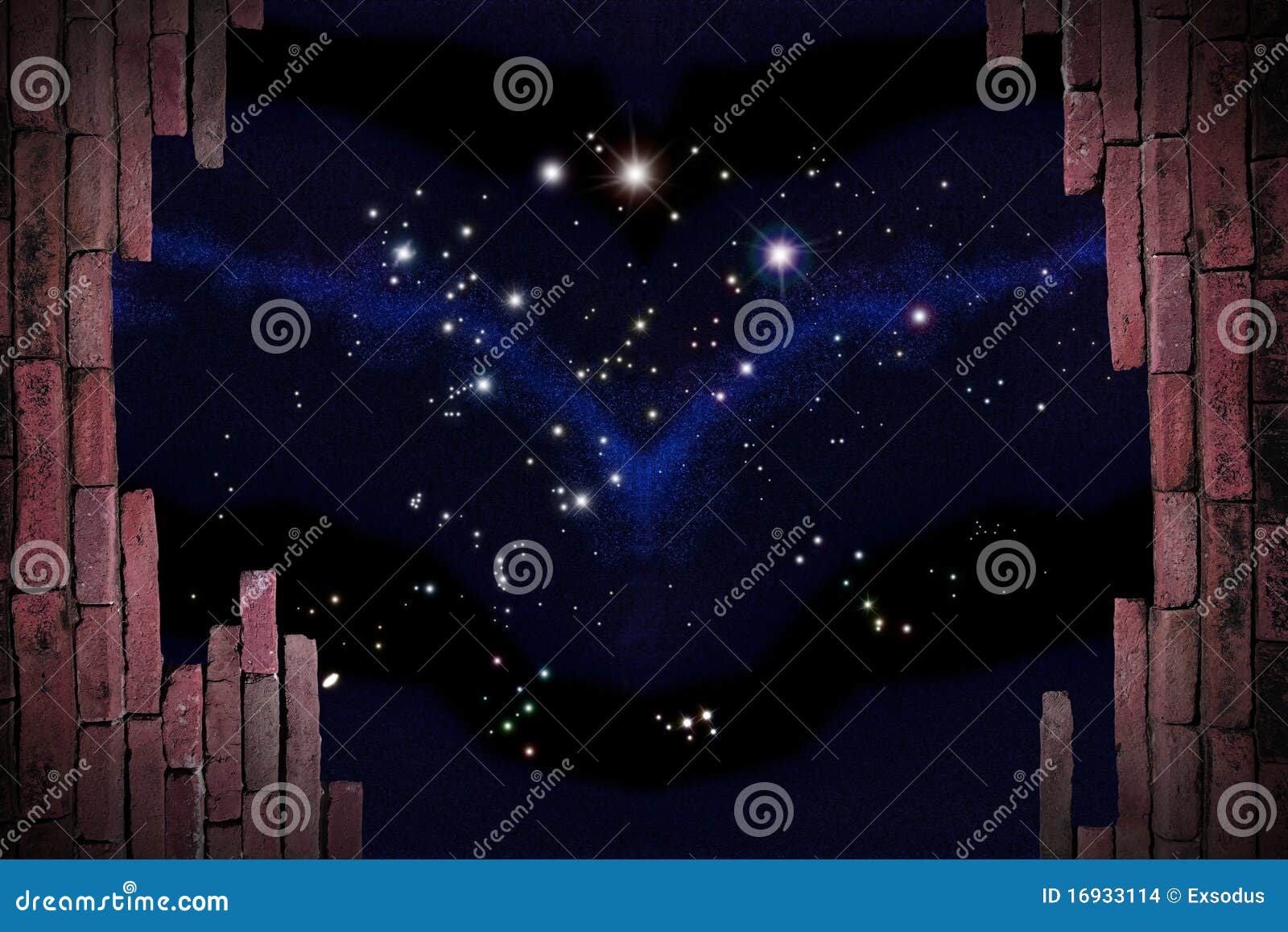 Stars view stock photo. Image of cosmos, chart, abstract - 16933114