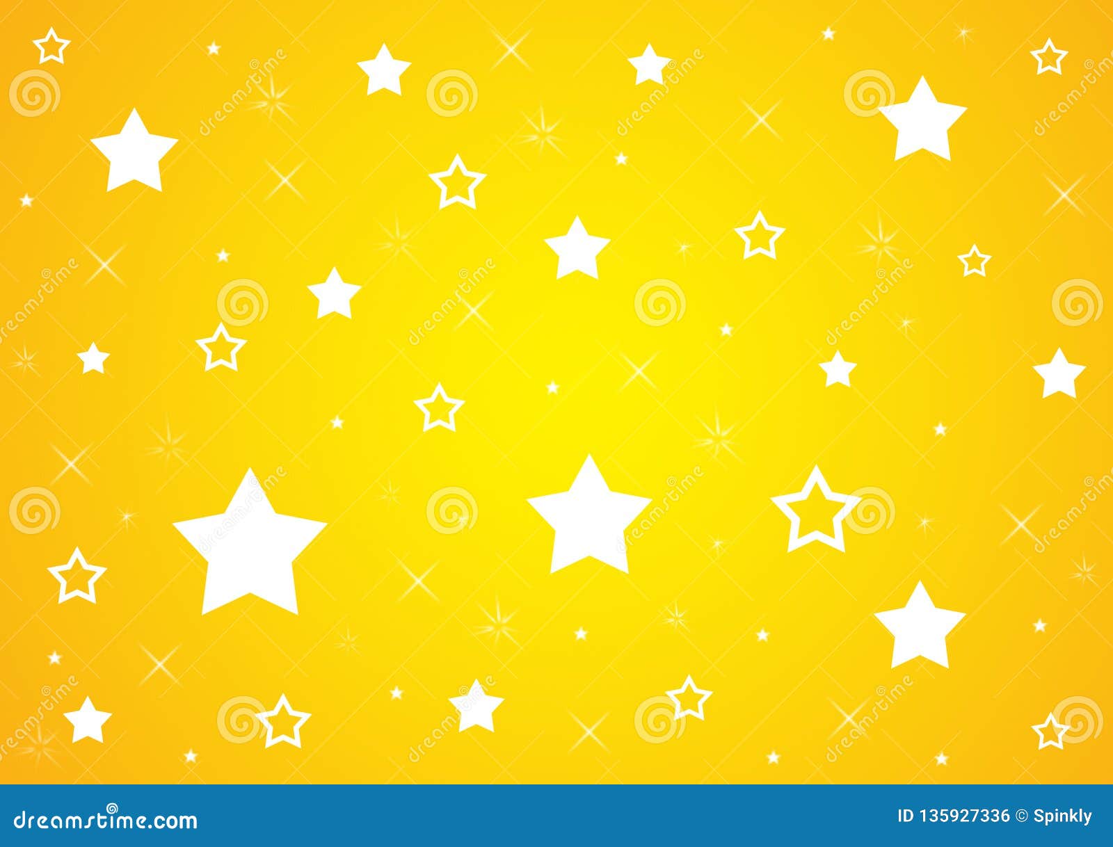 Stars on Yellow Background Wallpaper Design Stock Illustration -  Illustration of design, device: 135927336