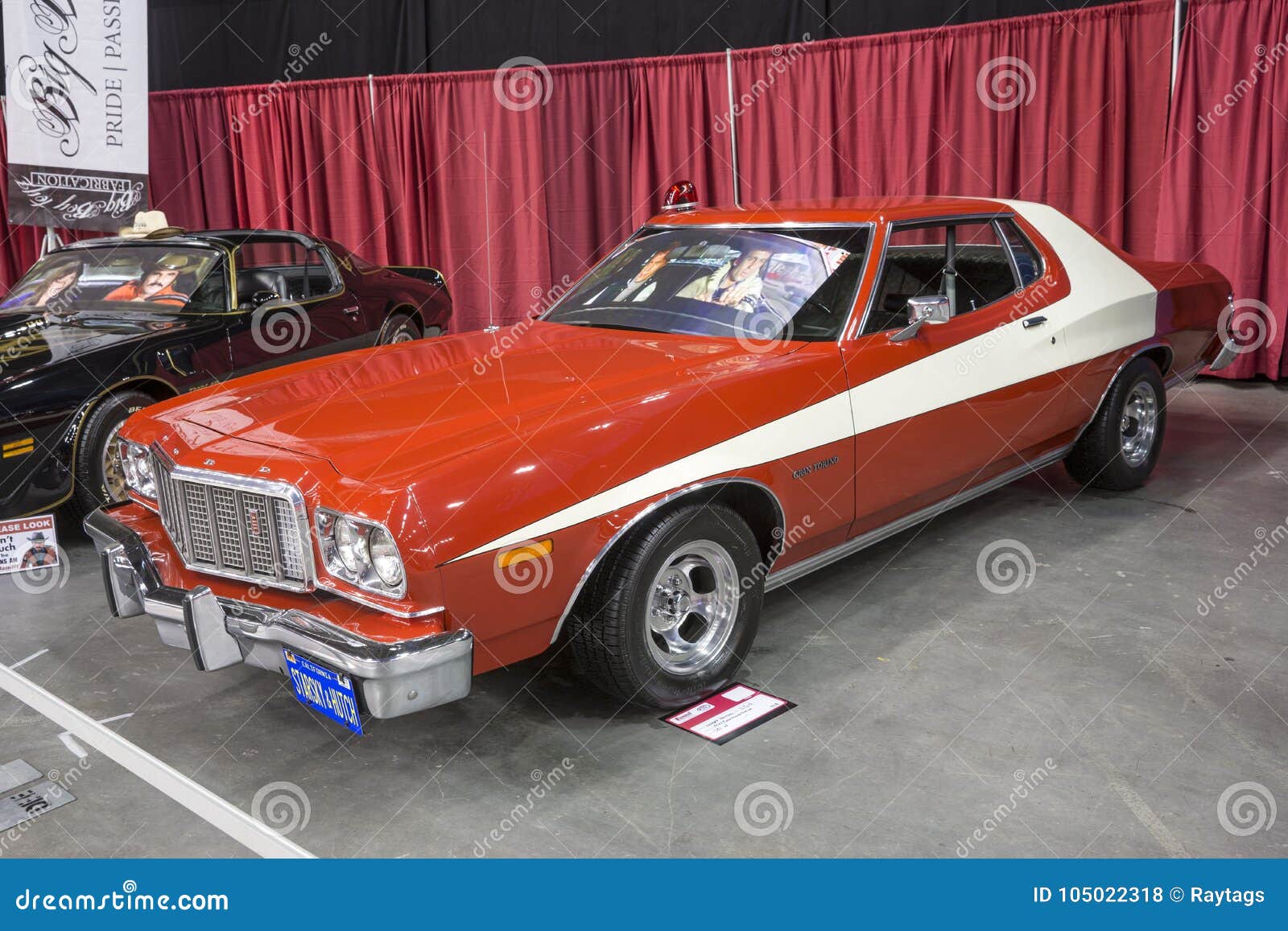 Starsky and hutch car editorial stock photo. Image of display