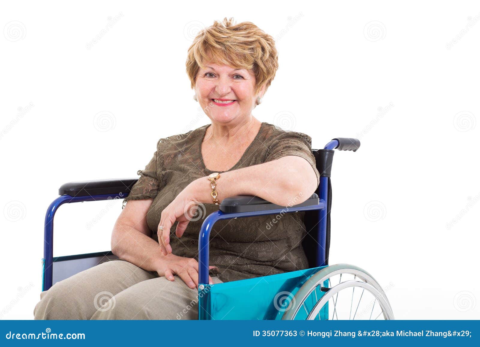 Smoothly Final parity Starszej Osoby Kobiety Niepełnosprawny Wózek Inwalidzki Obraz Stock - Obraz  złożonej z kaukaski, emerytowany: 35077363