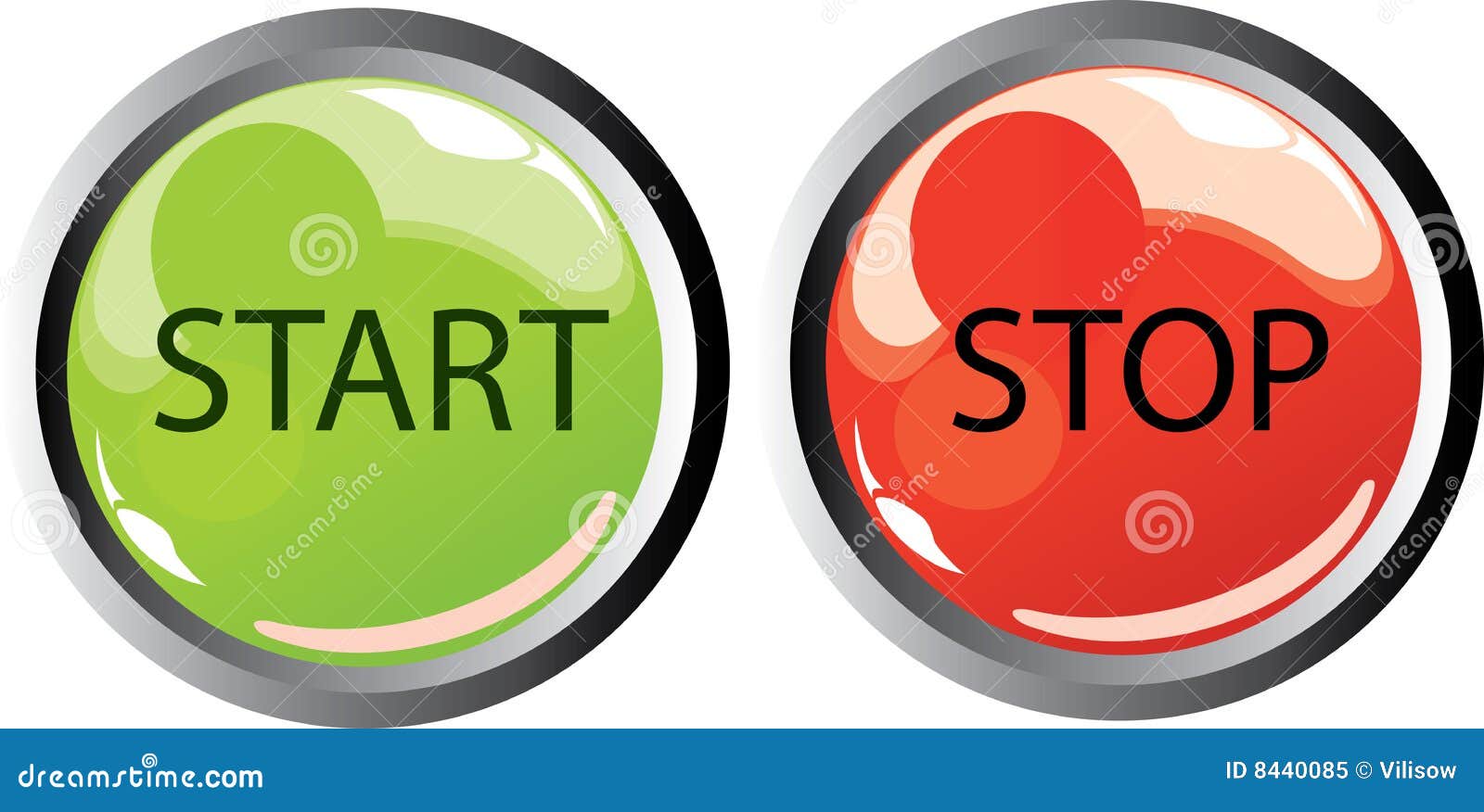 start stop buttons