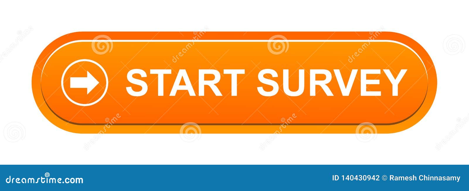 Start survey button stock vector. Illustration of click - 140430910