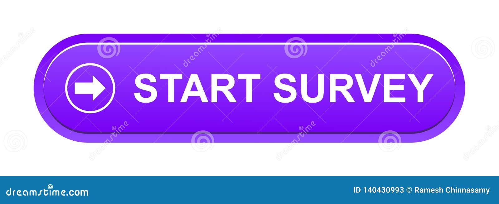 Start survey button stock vector. Illustration of advertisement - 140431569