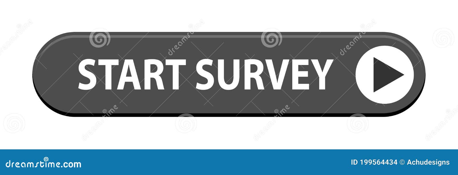 Start survey button stock vector. Illustration of internet - 199602050