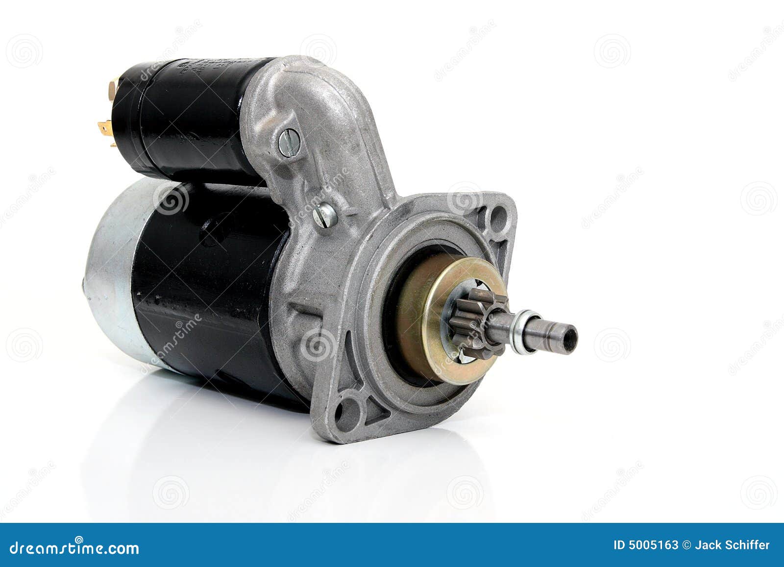 The Closed Up Of Starter Motor For Car Stock Photo - Download