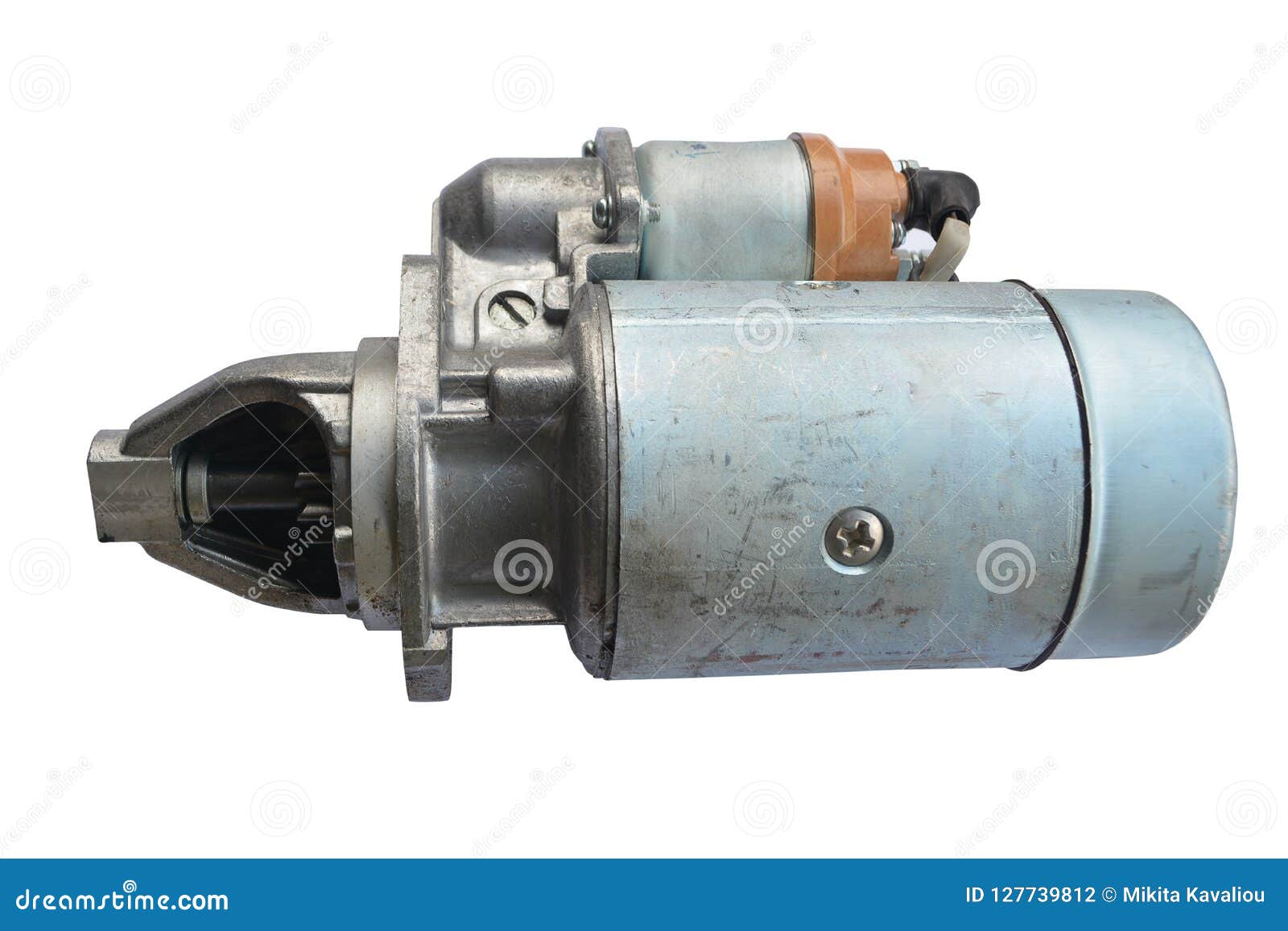 Starter for a car with stock photo. Image of power, electrical - 127739812