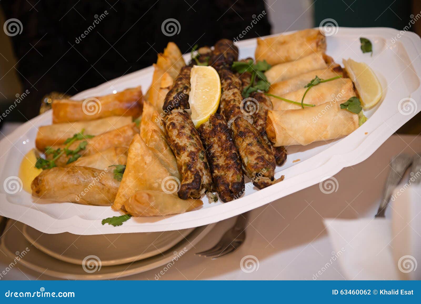 Starters stock photo. Image of kebab, meat, dinner, barbecue 63460062