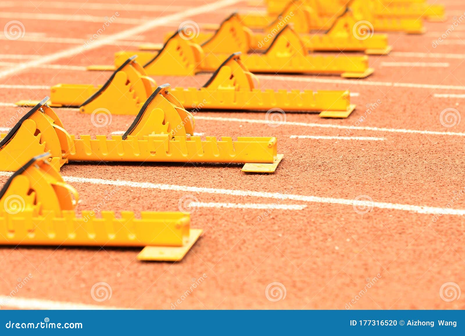 Starting blocks stock photo. Image of rapid, speed, ground 177316520