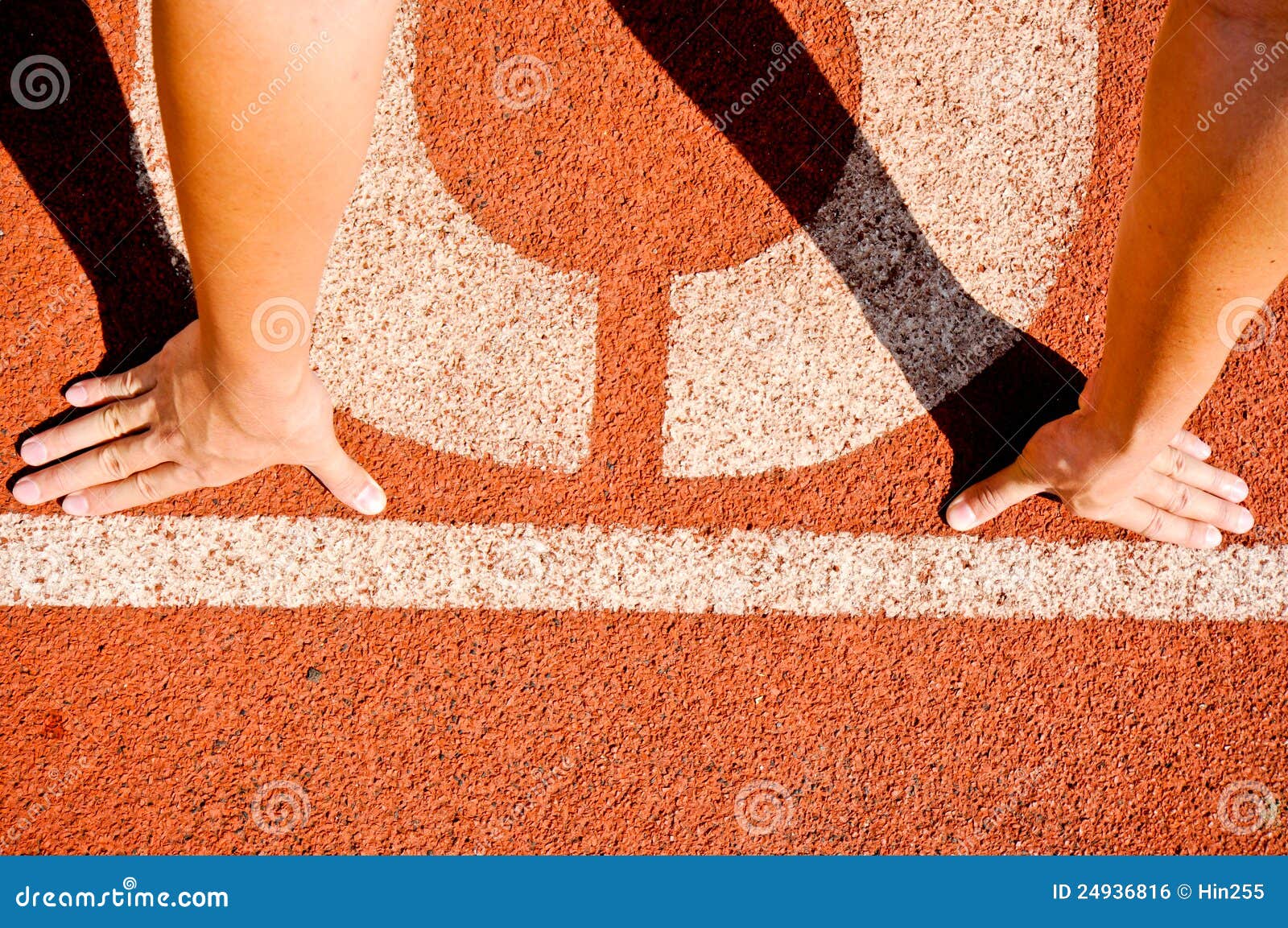 Starting line stock photo. Image of muscle, running, brand 24936816