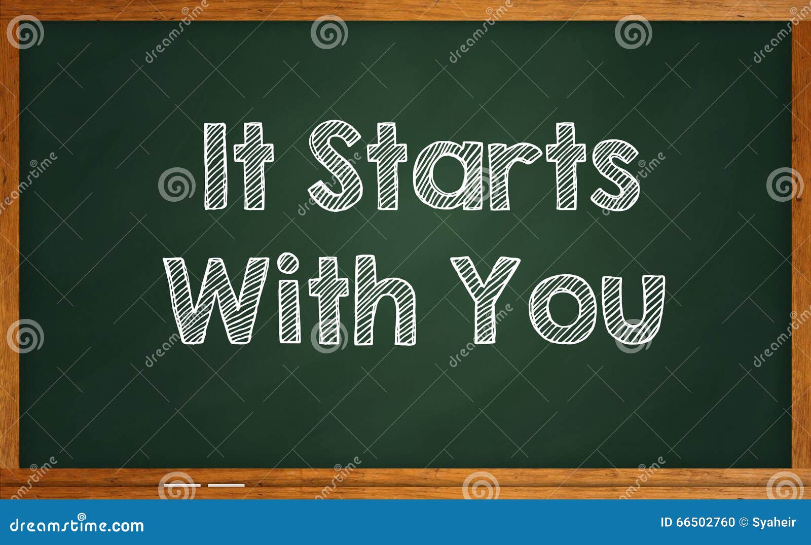 It Starts With You Stock Illustration - Image: 66502760