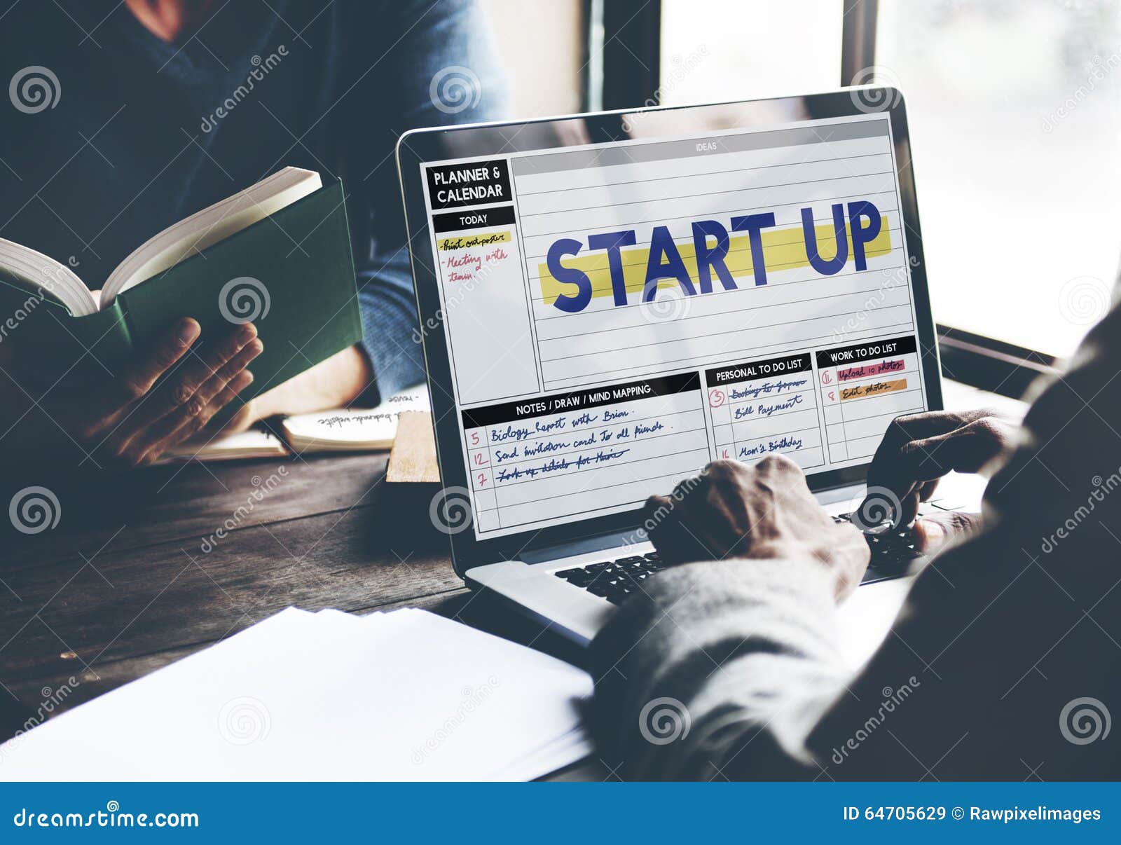 Startup Business Plan New Business Launch Concept Stock Image Image