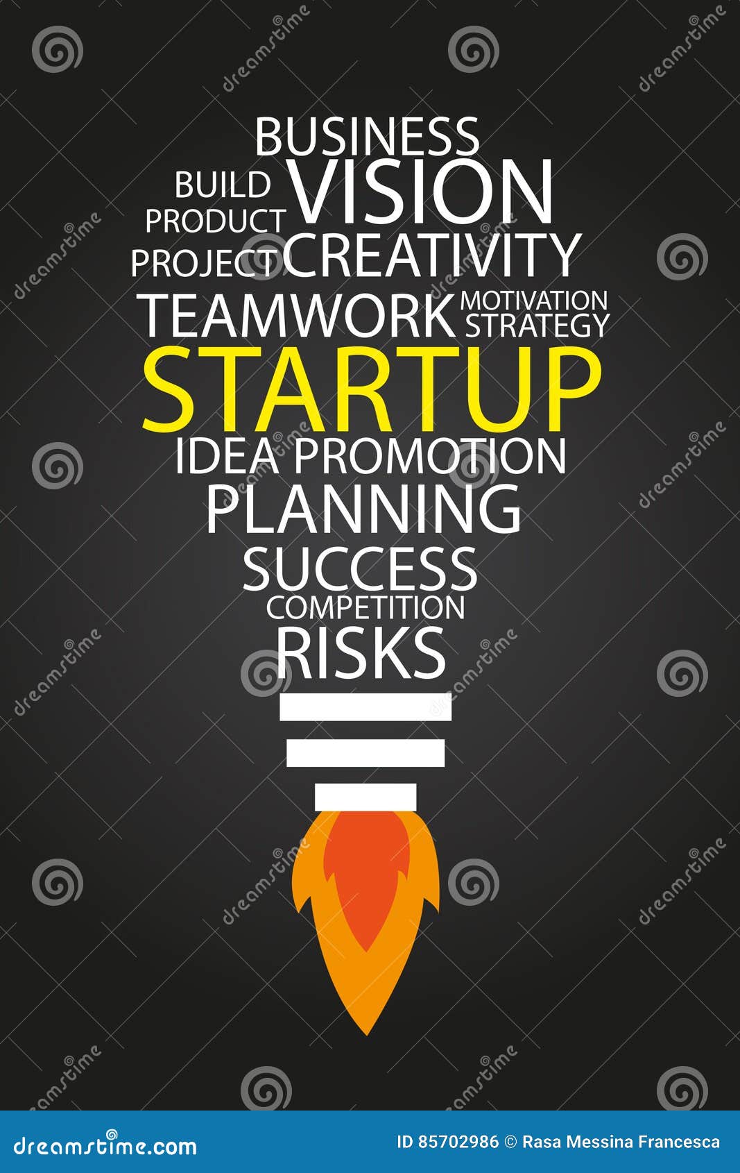 Startup concept stock vector. Illustration of concept - 85702986