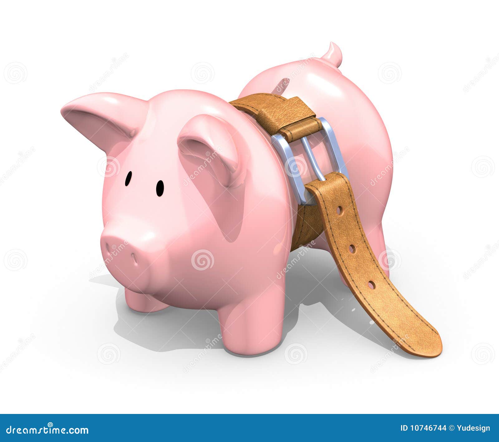 Starving piggy bank stock illustration. Illustration of concept 10746744