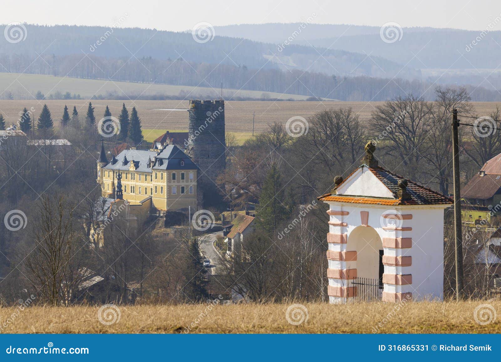 stary hroznatov castle near cheb, western bohemia, czech republic