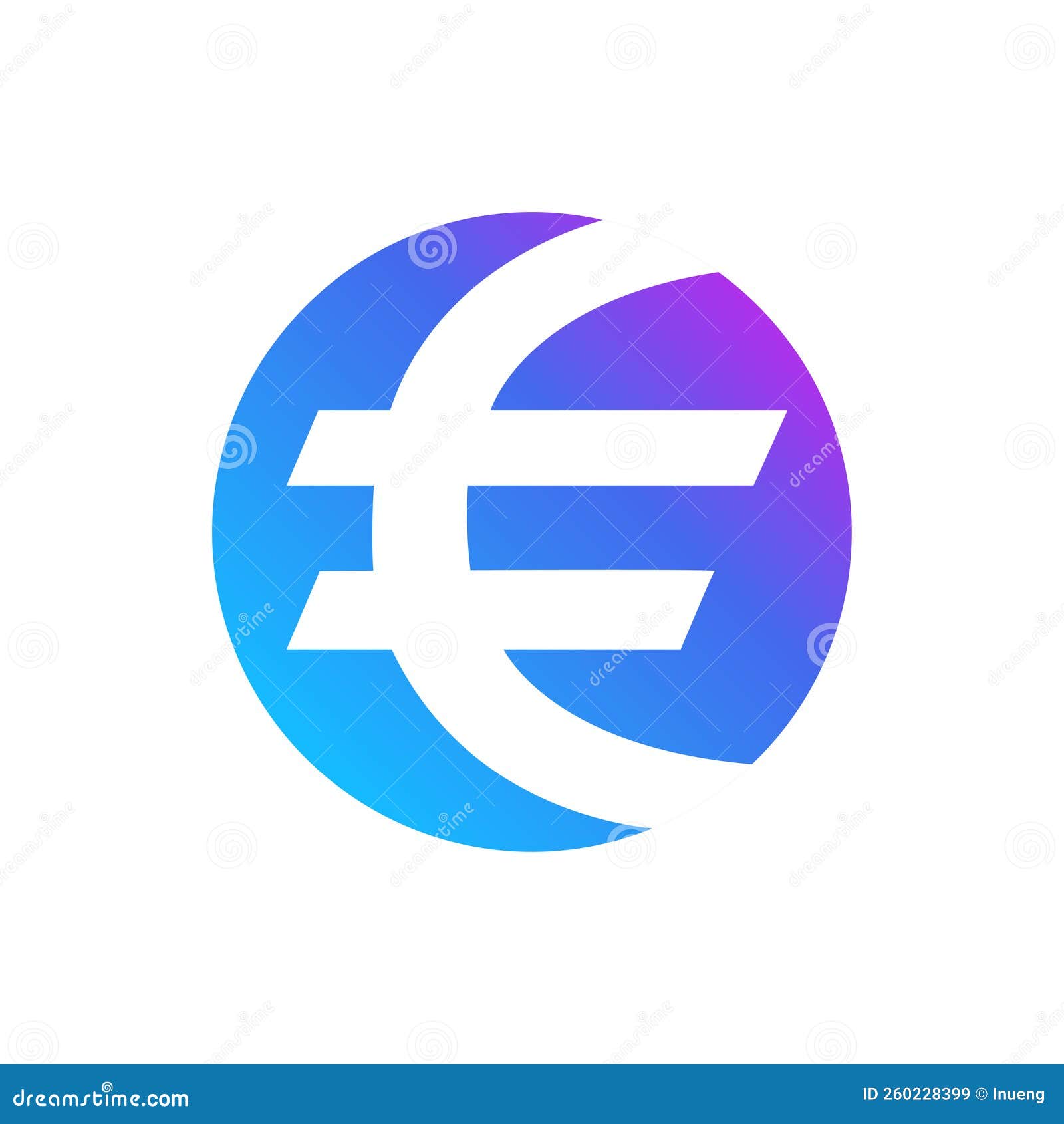 stasis euro eurs icon  on white background