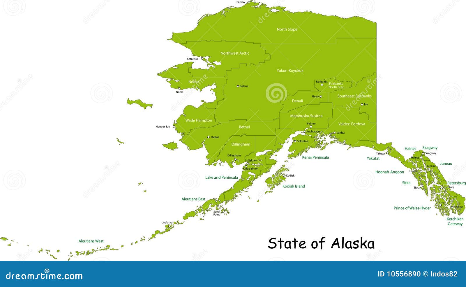 State of Alaska stock vector. Illustration of national - 10556890