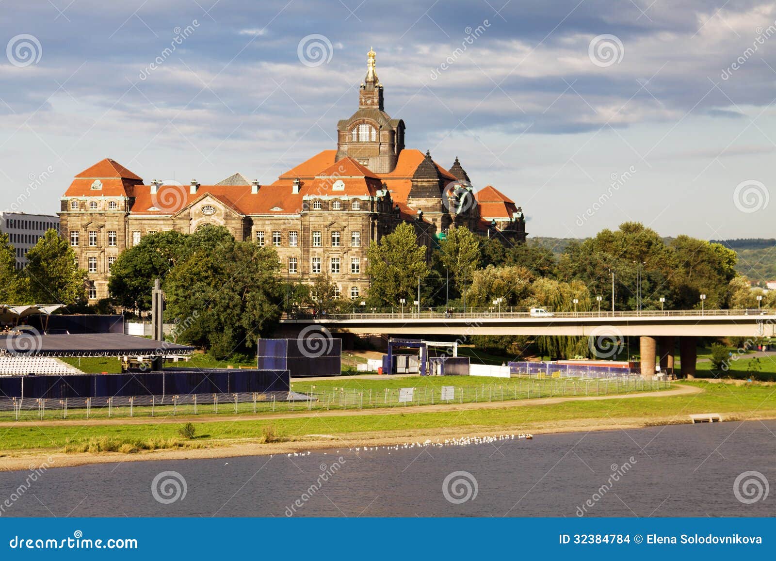 state chancellery of saxony in dresden, germany