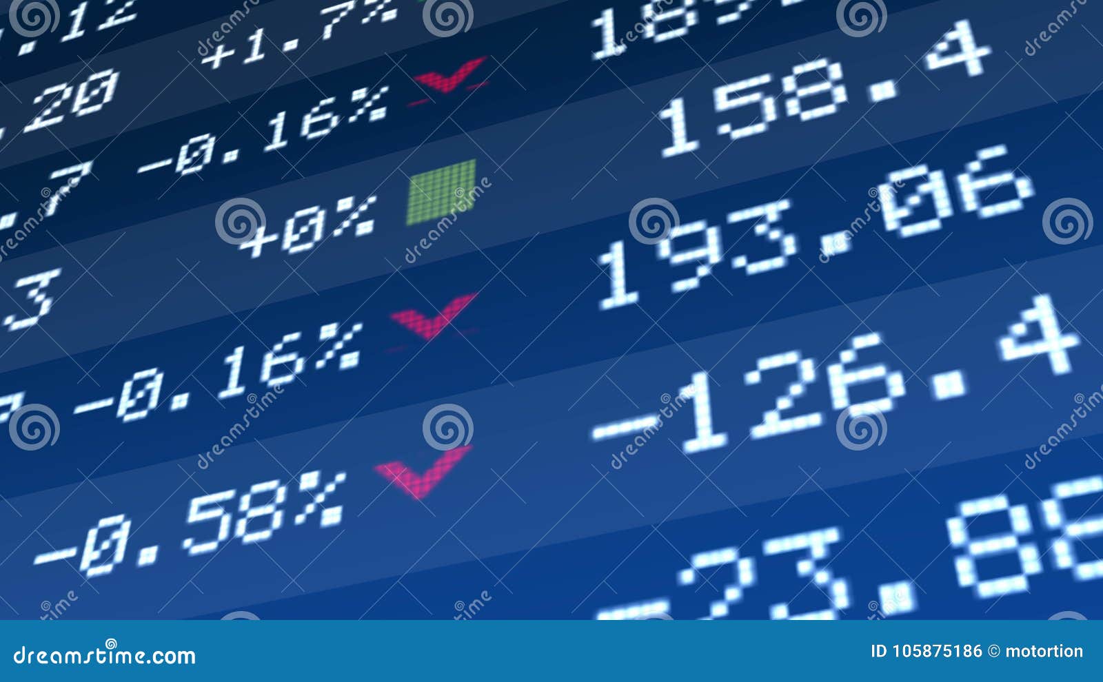 state economics revival, company assets price growth on stock market display