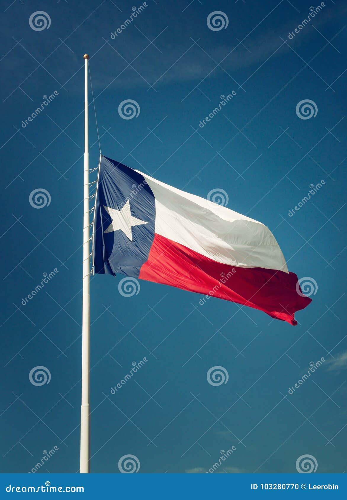 Texas Flag Half Mast Stock Photos Free & RoyaltyFree Stock Photos