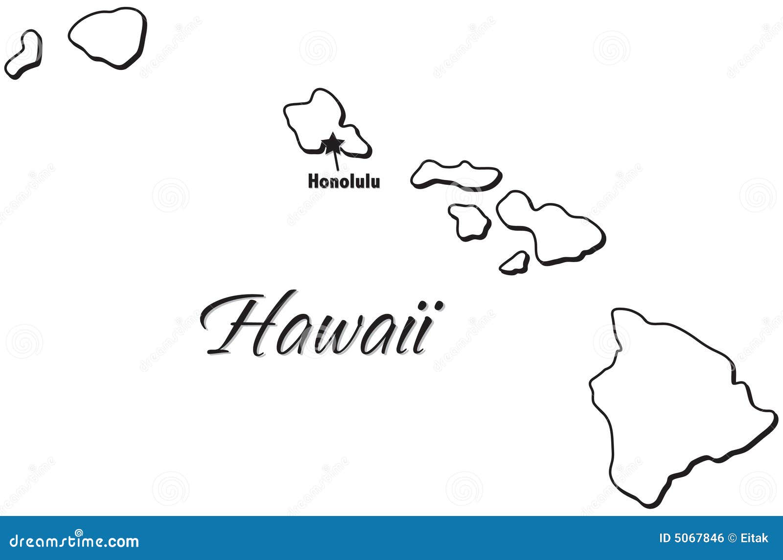 free clipart hawaii map - photo #11