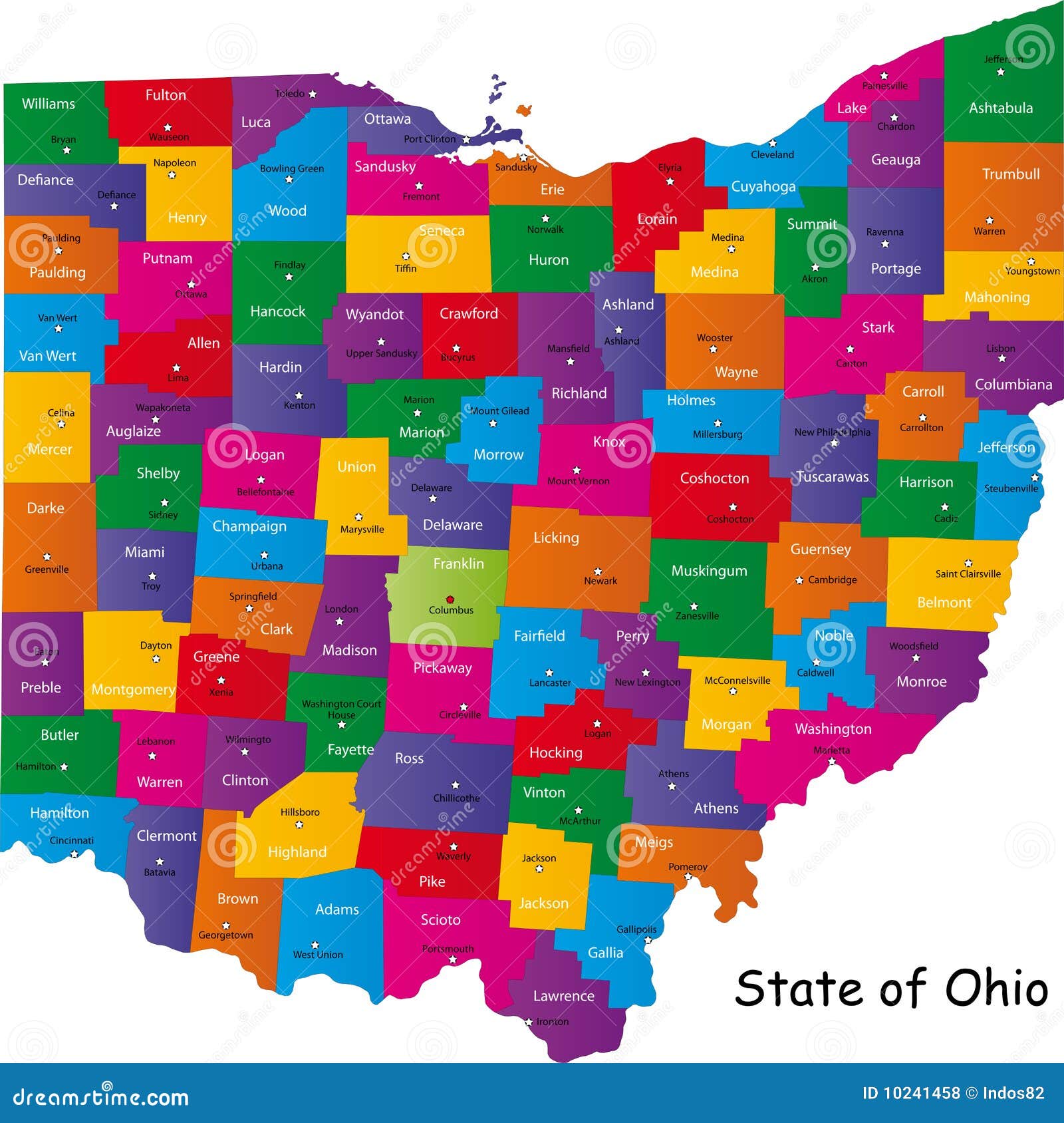 State Of Ohio Royalty Free Stock Photos - Image: 10241458