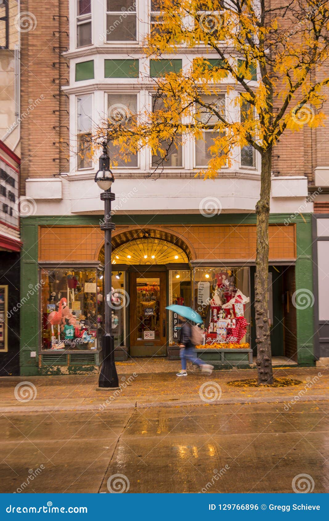 State Street In Madison Wisconsin Stock Photo Image Of