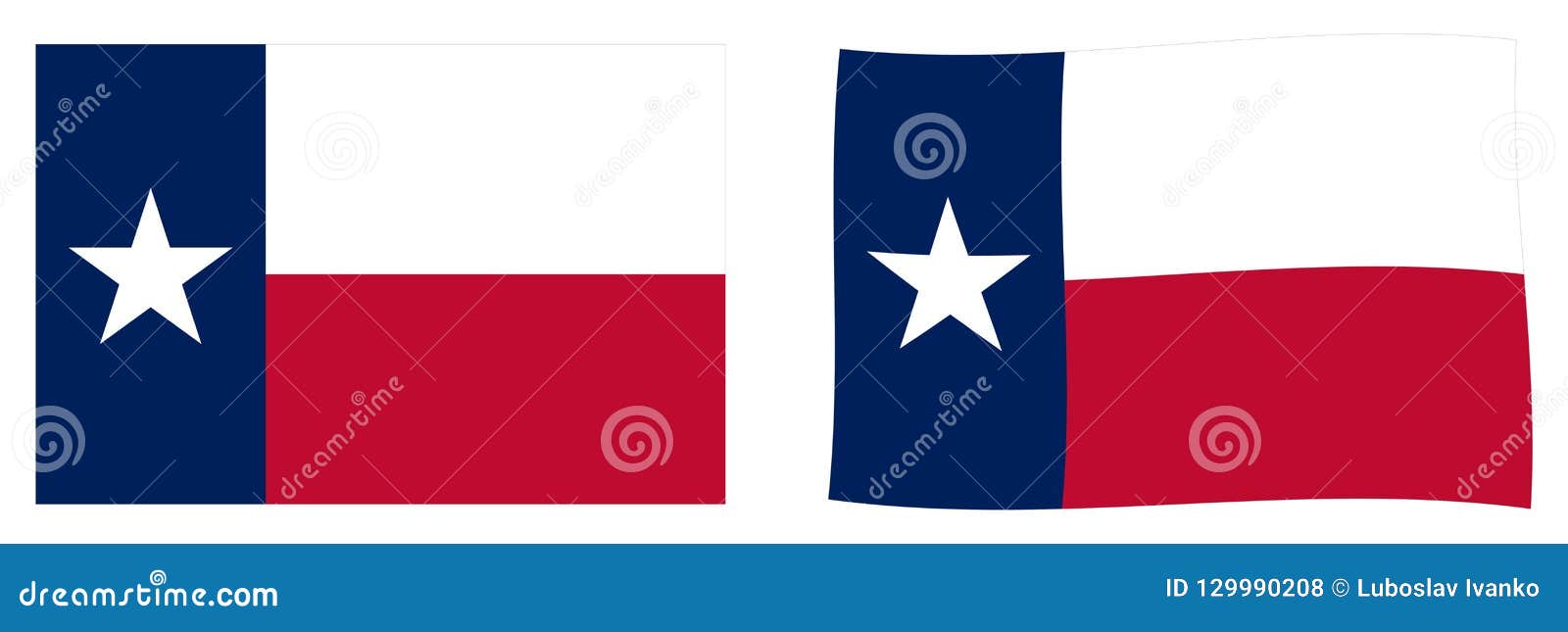 Download State Of Texas Flag. Simple And Slightly Waving Version ...