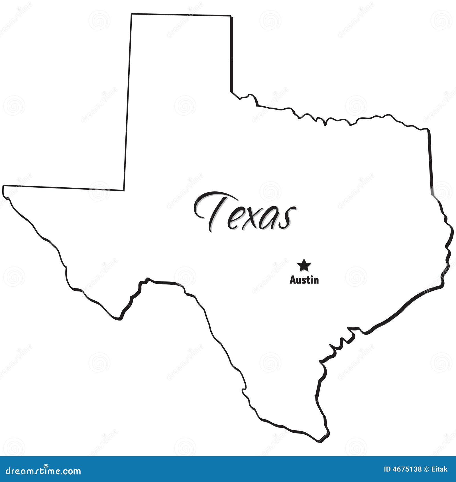state of texas outline
