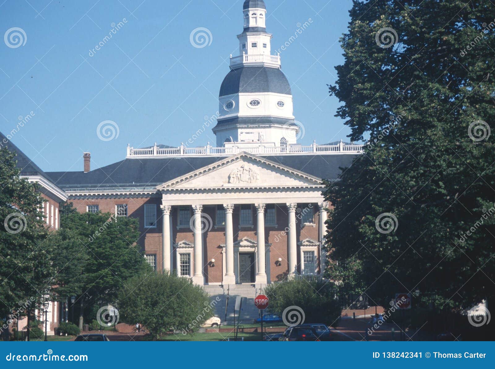 the statehouse capital in annapolis, maryland