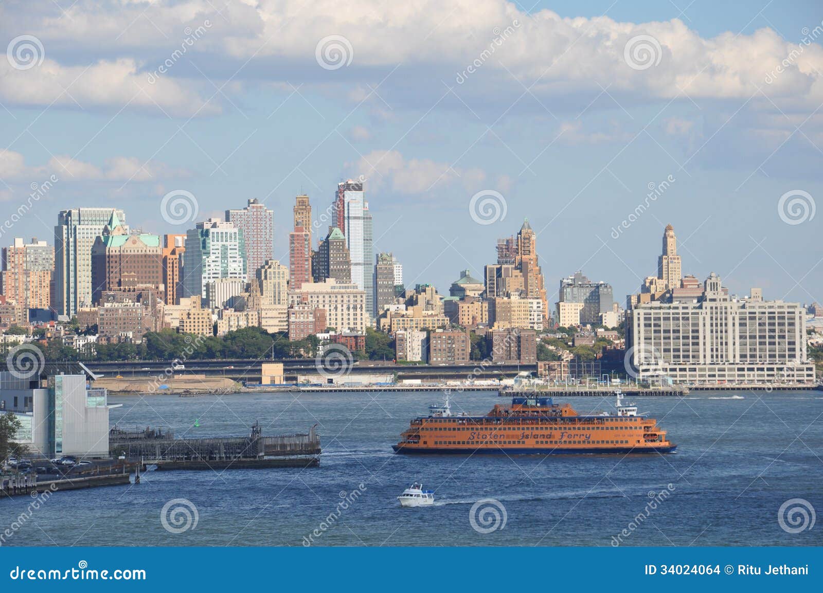 Staten Island Ferry redactionele stock afbeelding. Image of boot - 34024064