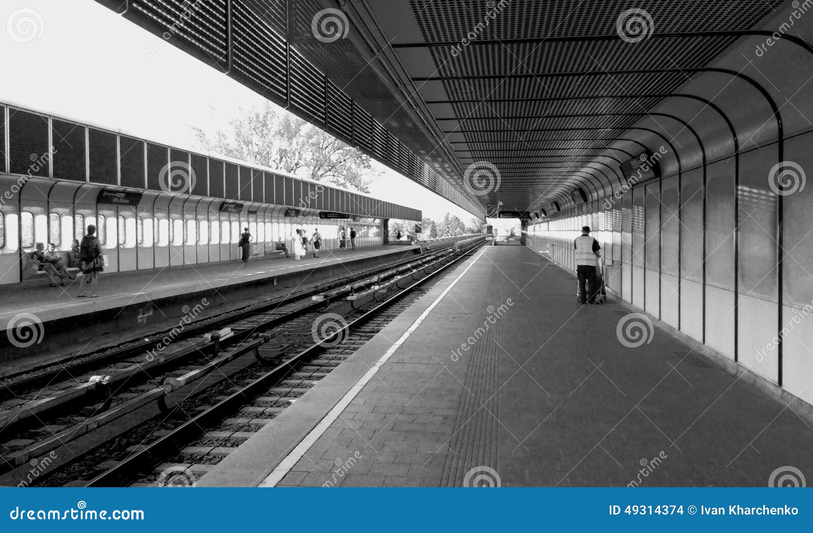 Station stock photo. Image of waiting, train, station 49314374