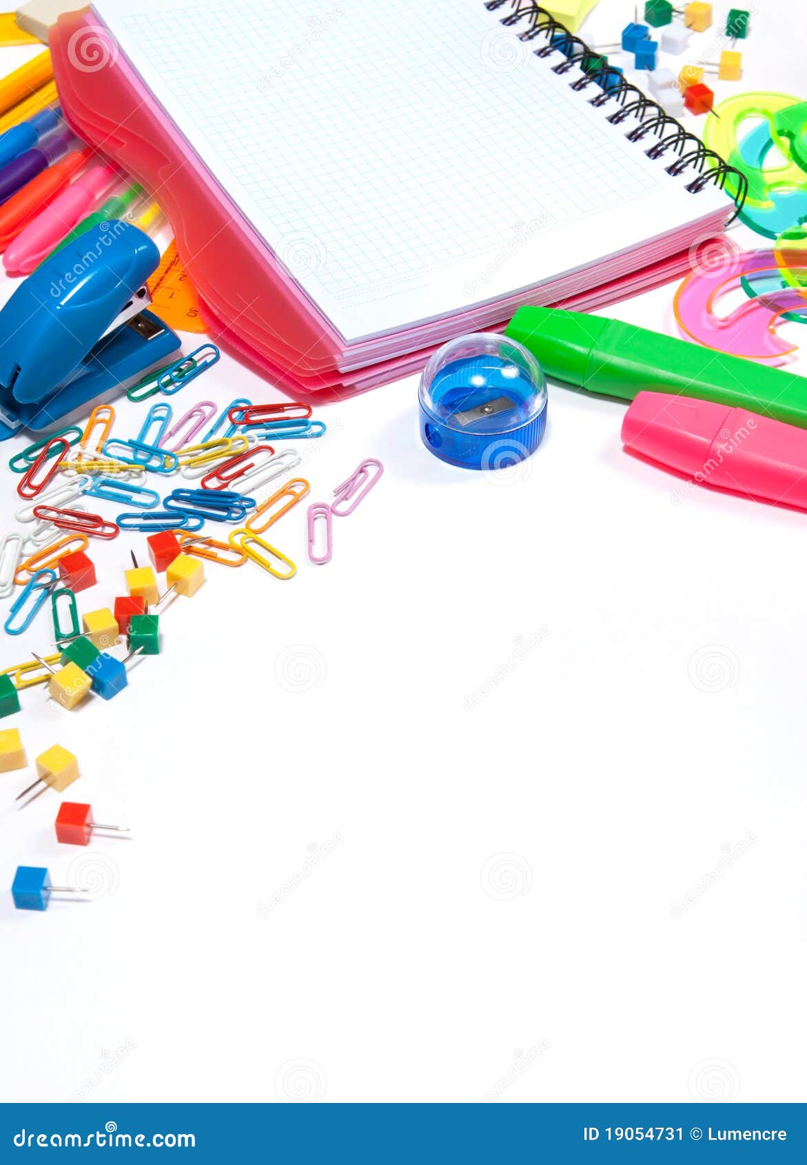 Stationery Background Stock Image - Image: 19054731