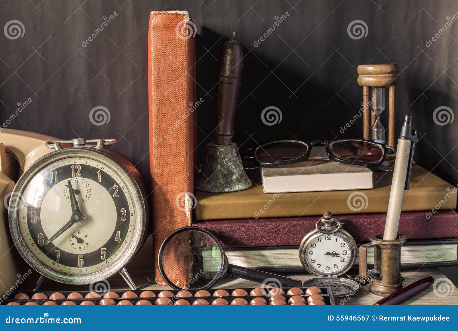 Stationery old on desk stock image. Image of note, table 55946567